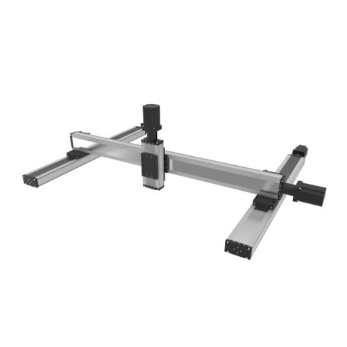 Sistema de posicionamento de pórtico - BSMAE-F120L-1000X1000X100 - IntelLiDrives, Inc. - XYZ / automático / linear