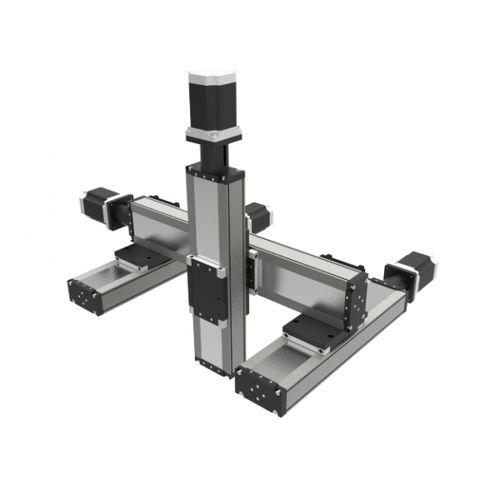 Sistema de posicionamento XYZ - BSMAE-F80L-300X300X300 - IntelLiDrives, Inc. - linear / automático / vertical