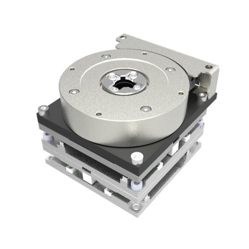 Mesa de coordenadas XY - XYR-65-10X10-AUT-ACR-65AUT - IntelLiDrives, Inc. - com base giratória / com servomotor linear / para manipulação de wafers