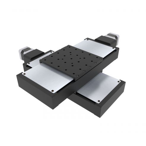 Mesa de coordenadas XY - XY-BSMA-140H-100X100 - IntelLiDrives, Inc. - motorizada / de 2 eixos / de precisão