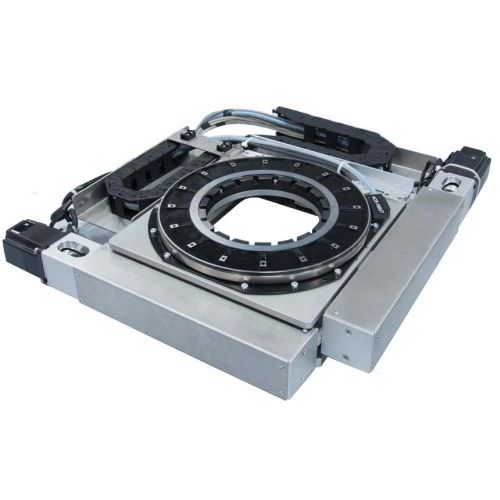 Mesa de coordenadas com base giratória - XY-OF-UL-350x350+ACR335UT - IntelLiDrives, Inc. - XY / de 2 eixos / open frame