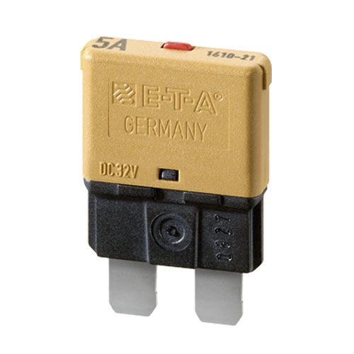 Disjuntor térmico - 1610-21 series - E-T-A - de rearme manual / unipolar / miniatura