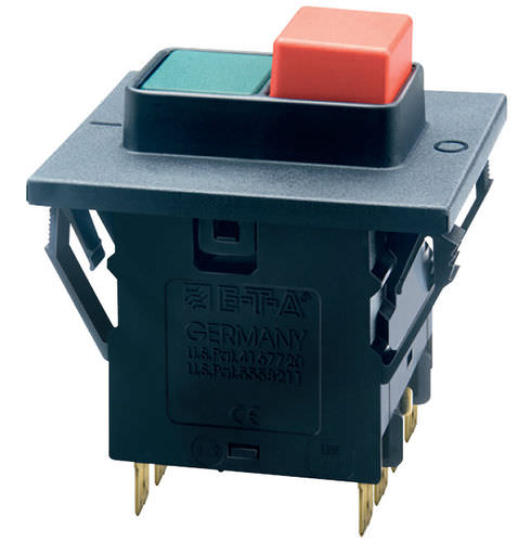 Disjuntor térmico - 3140 series - E-T-A - tripolar / modular / tipo botão de comando