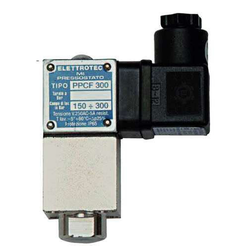 Pressostato de pistão regulável - PPC series - ELETTROTEC s.r.l. - flangeado / ATEX / de segurança intrínseca