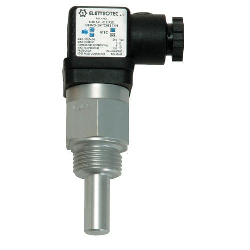 Interruptor de temperatura diferencial - NTBC - ELETTROTEC s.r.l. - NO / NF / para trilho DIN