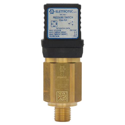 Pressostato de pistão - PSM-PSP - ELETTROTEC s.r.l. - de diafragma / SPDT / G 1/4