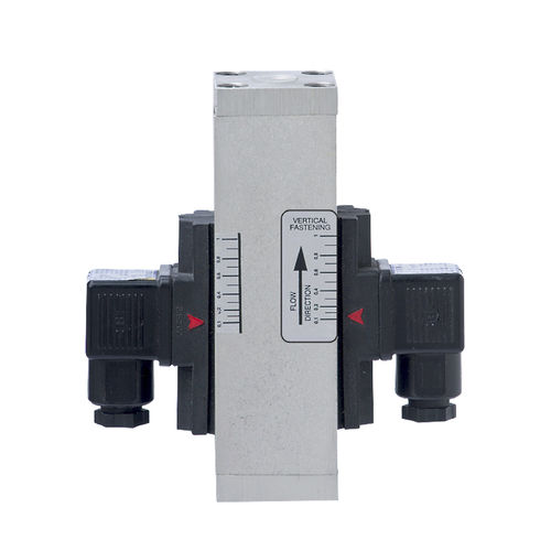 Controlador de fluxo de pistão - IF…DE - ELETTROTEC s.r.l. - para líquidos / vertical / em latão