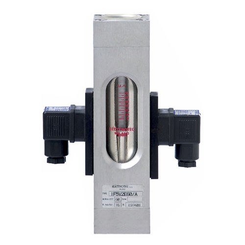 Controlador de fluxo de pistão - IF…V2E - ELETTROTEC s.r.l. - para líquidos / em aço inoxidável / em latão