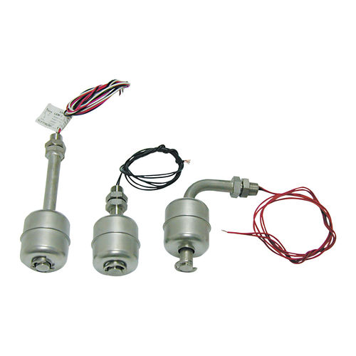 Chave de nível tipo boia magnética - LEM7 series - ELETTROTEC s.r.l. - para líquidos / em aço inoxidável / com rosca