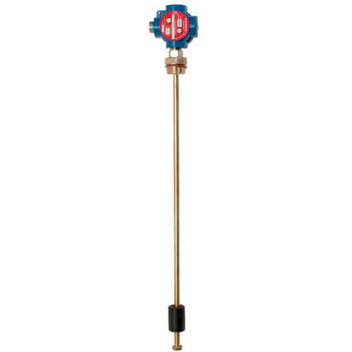 Chave de nível tipo boia magnética - LM1CTA… EP   - ELETTROTEC s.r.l. - para líquidos / ATEX / em latão