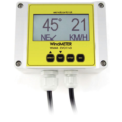 Display para anemômetro - WM44-EVO11 - NUOVA CEVA Automation - LCD / 128 x 64 / para ambiente externo