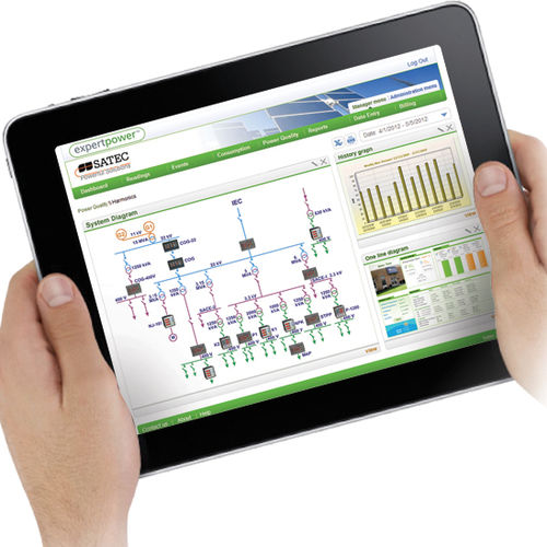 Solução de software de monitoramento - eXpertPower - SATEC - de manutenção preventiva / de coleta de dados / de análise de dados