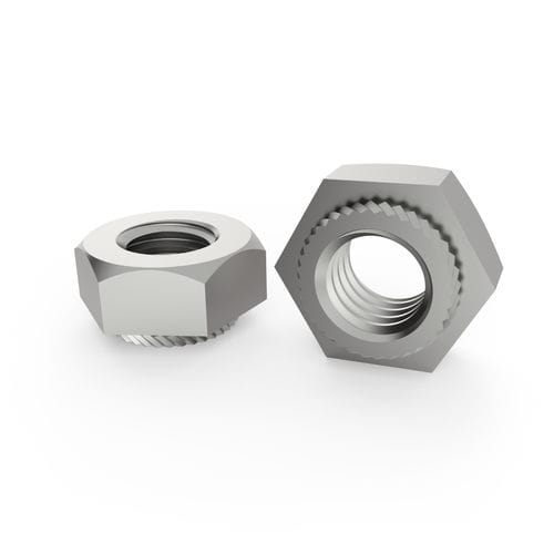 Porca autoblocante - CLE series - Specialinsert s.r.l. - hexagonal / em aço / em aço inoxidável