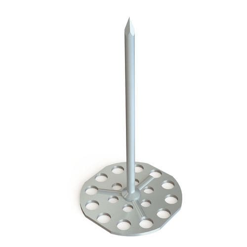 Conector com base com prego - CR series - Specialinsert s.r.l. - de colar / em aço inoxidável