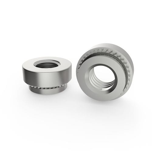 Porca autoblocante - 500-503 - Specialinsert s.r.l. - de crimpar / em aço / em aço inoxidável