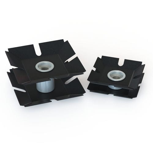 Inserto de encaixe em extremidade de tubo quadrado - ITQ2S series - Specialinsert s.r.l. - de prensa / em latão / em aço