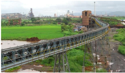 Transportador de esteira - India - TAKRAF - horizontal / de transporte / para mineração