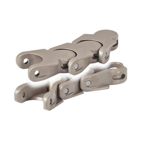 Corrente transportadora em material plástico - Multiflex series - Habasit - de elos monobloco / modular