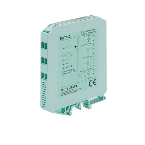 Transmissor de temperatura para trilho DIN - DAT4535 - DATEXEL SRL - RTD / com termopar / de resistência