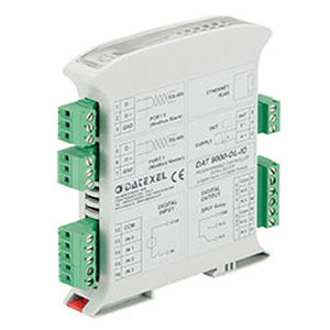 Sistema de aquisição de dados multicanal - DAT9000-DL-IO - DATEXEL SRL - para trilho DIN / digital / ModBUS RTU esclave