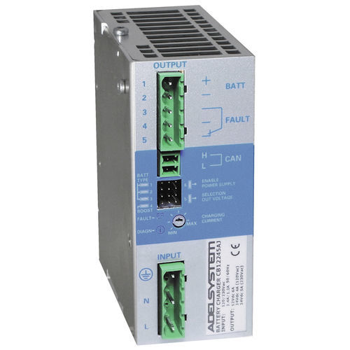 Carregador de bateria para ferramenta elétrica portátil - CB12245AJ Canbus J1939 - ADELSYSTEM - para distribuição elétrica / para controle de acesso / para trilho DIN