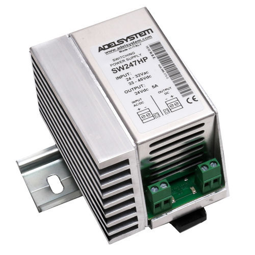 Fonte de alimentação elétrica para trilho DIN - SW247HP - ADELSYSTEM - CC/CC / CA/CC / com saída simples