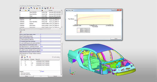 Software solver - HyperCrash - ALTAIR - FEM / de modelagem / de simulação