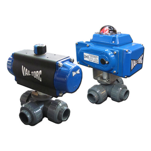 Válvula de esfera - DM-08 series - Valtorc - com acionamento elétrico / com acionamento pneumático / para aplicações industriais