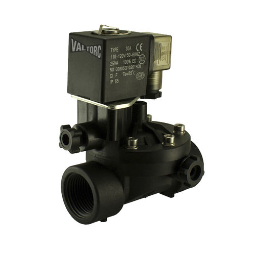 Válvula solenoide de ação indireta - SV-830 series - Valtorc - de 2 vias / NF / para água