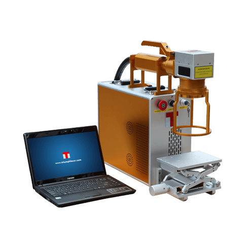 Máquina de marcação a laser de fibra - Shenzhen triumph industrial co.,ltd - compacta / portátil / refrigerada a ar