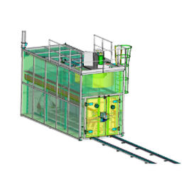Forno tipo túnel - ELMETHERM - elétrico / para compósitos
