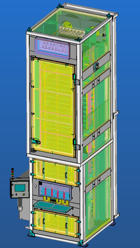 Forno tipo paternoster - ELMETHERM - para tratamento térmico / elétrico / de ventilação forçada