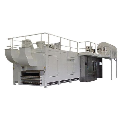 Forno tipo túnel - ELMETHERM - de indução / contínuo / para alumínio