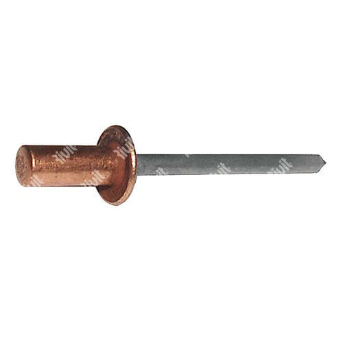 Rebite cego - SRFT - RIVIT - de cabeça abaulada / em aço / em cobre