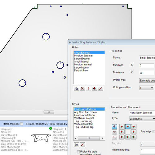 Software de programação - Radprofile - RADAN - de verificação / de aproveitamento / para máquina CNC