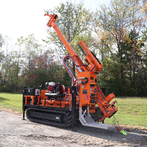 Perfuratriz multifuncional - REBEL XL - Acker Drill Company - de esteiras / rotativa / a diesel