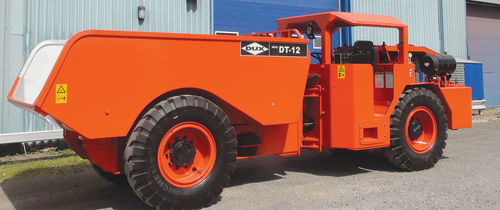 Caminhão basculante articulado - DT-1 series - DUX MACHINERY CORPORATION - a diesel / elétrico / para mineração subterrânea