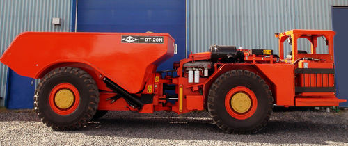 Caminhão basculante articulado - DT-20N - DUX MACHINERY CORPORATION - elétrico / para mineração subterrânea