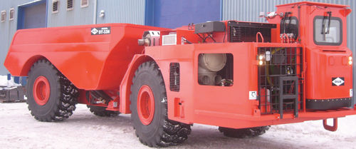 Caminhão basculante articulado - DT-33N - DUX MACHINERY CORPORATION - elétrico / para mineração subterrânea