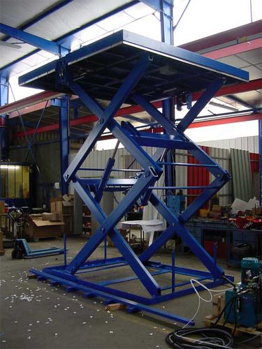 Mesa elevatória tipo tesoura - EDMCS - EURODOCK - hidráulica