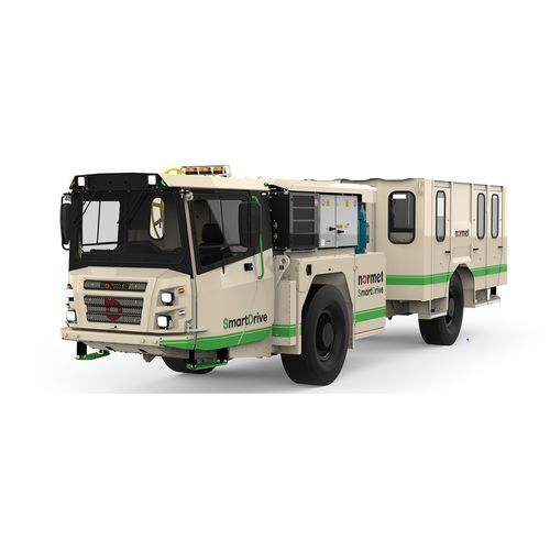 Veículo para o transporte de passageiros - UTIMEC MF 205 PER SD - Normet - para mineração subterrânea / para escavação de túnel / elétrico