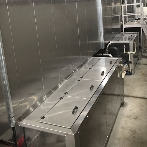 Linha de lavagem de água - STR TEKNIK MAKINA - com solvente / por aspersão / automática