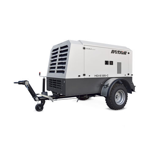 Compressor de parafuso - MDVS series - ROTAIR SPA - de ar / com motor a diesel / móvel