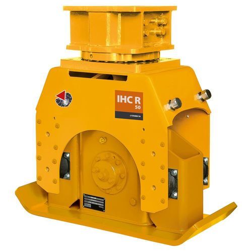 Placa vibratória rotativa - IHC R 50 - INDECO - para escavadeira / de compactagem