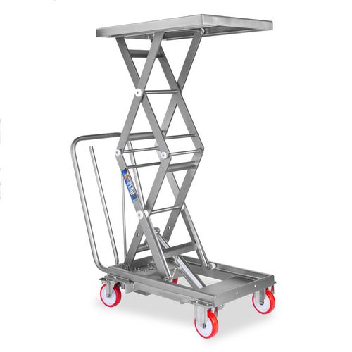 Mesa elevatória de dupla tesoura - BS130 C2 - VEAB - manual / móvel / sob medida