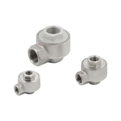 Válvula com acionamento pneumático - VSR  - METAL WORK - em latão niquelado / de escape rápido / compacta