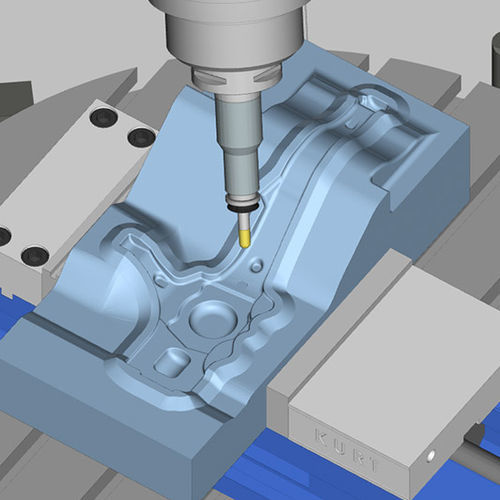 Software de programação - SolidMill FreeForm™ - ESPRIT by DP Technology - configuração / de CAM / para usinagem de 3 eixos