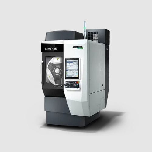 Centro de usinagem de 3 eixos - DMP 35 - DMG MORI - vertical / para a indústria aeroespacial / para aplicações médicas