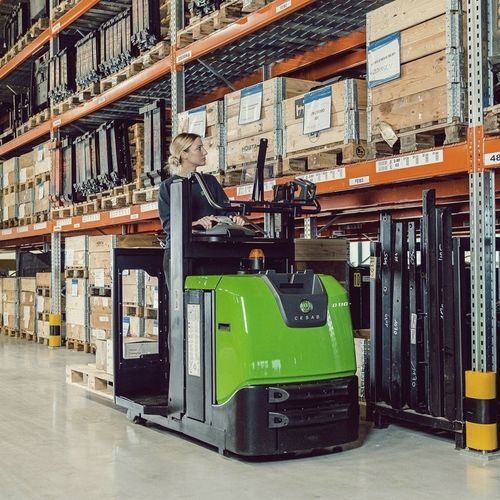 Selecionadora de pedidos elétrica - O110 series - CESAB - para armazém / móvel / de alta velocidade