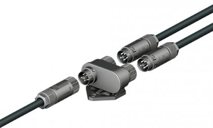 Conector RF - RST® MINI - WIELAND ELECTRIC - DIN / redondo / 4 polos